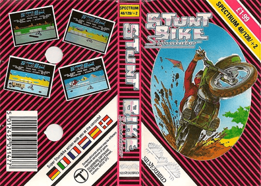 Stunt Bike Simulator box art for ZX Spectrum
